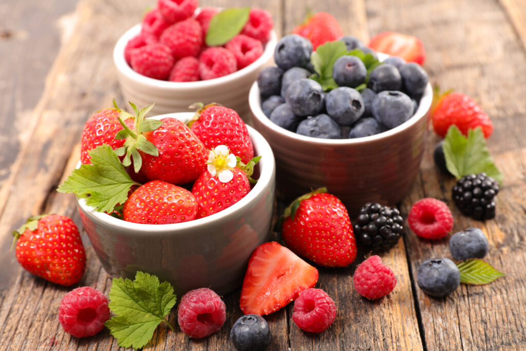 Assorted berry fruit