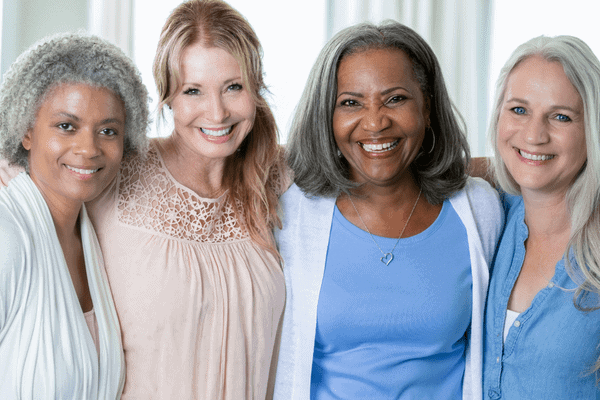Gray haired ladies