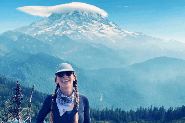 Wendy at Mt. Rainier