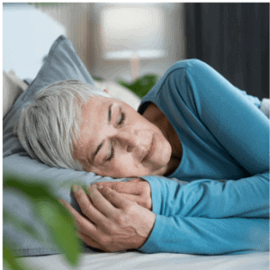 mature woman sleeping