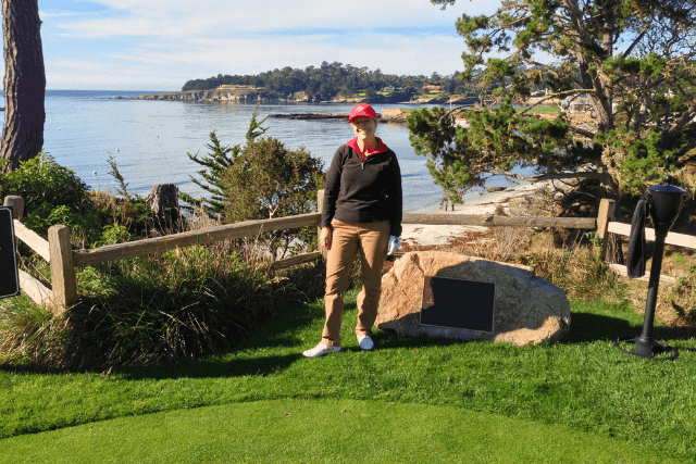 Nancy at Pebble Beach, CA