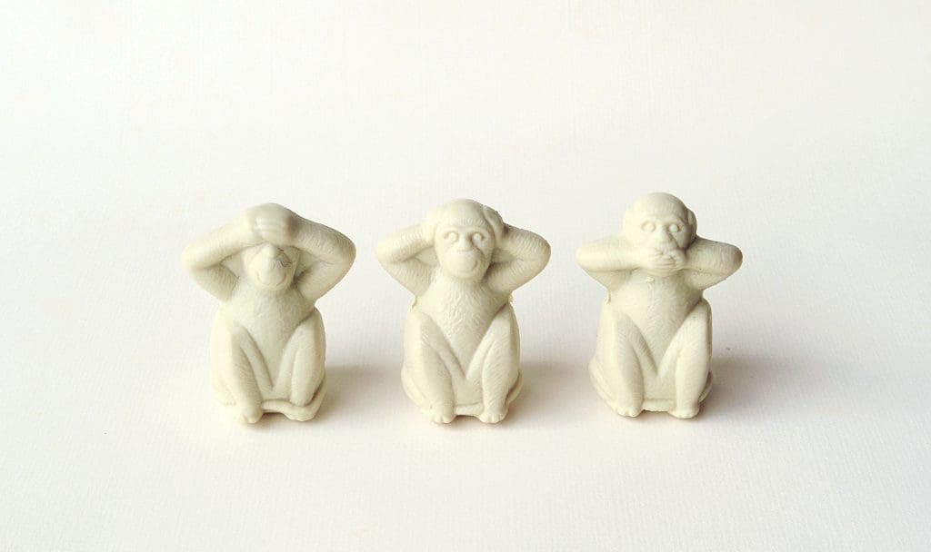 Three wise monkeys See no evil, hear no evil, speak no evil
