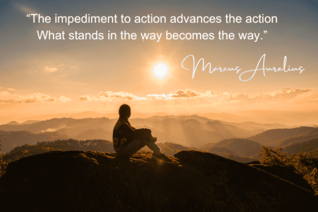 Marcus Aurelius quote about the way